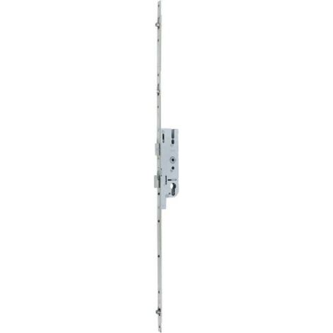 Ferco – Porte cintrée 2500mm – Crémone réversible 4 points – Pêne dormant avec cylindre européen – Acier traité ferGUard argent®
