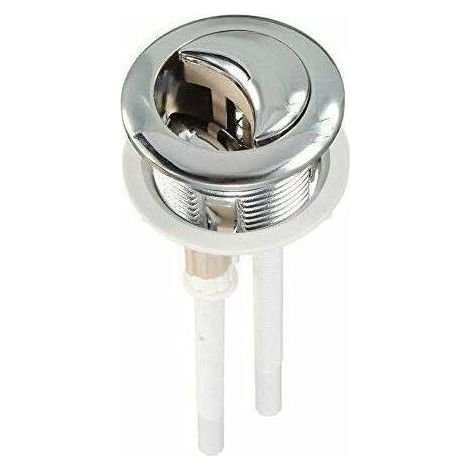 38 Mm Bouton Poussoir Double Pour Chasse D'Eau Wc Chromé Haute Pression De Pompage Accessoires Pour Toilettes Closes Tool Outils Professionnels (1/5)