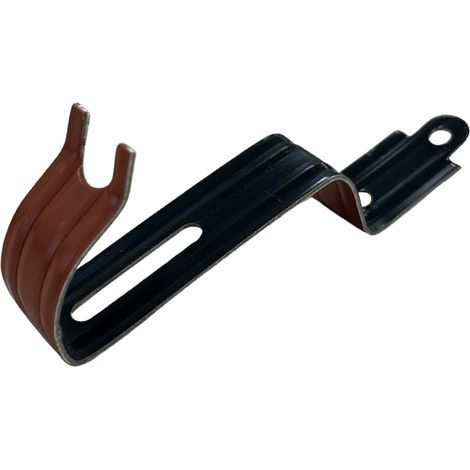 Gancio Fermacolmo per Tegola Liscia, Rosso Mattone – 100 pezzi (1/3)