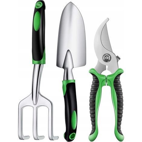 ENSEMBLE D'OUTILS DE JARDINAGE : sécateur, pelle + (1/5)