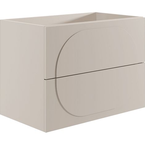 Mobile sospeso sotto lavabo - Beige - 80 cm - VUTOMA