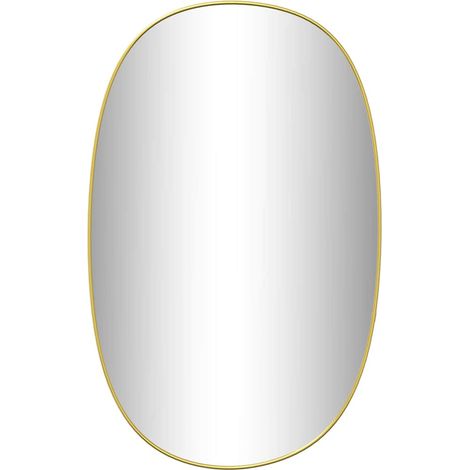 Miroir mural Doré 70x45 cm
