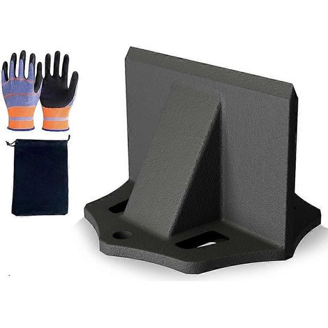 Fendeuse de bûchesoutil portable pour fendre les bûches d'allumage avec coinfendeuse de bûches manuellecoupe-bois de chauffagenoirtaille L (1/5)