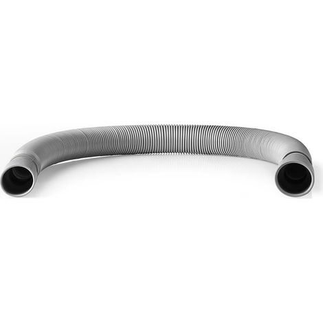 Nedis Tubo de Drenaje Extensible Gris 1,2-4 m