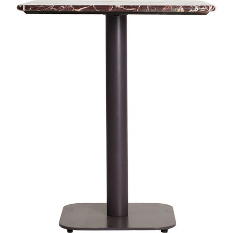 Table de bar en marbre bordeaux contemporain - bordeaux marbré et mûre (1/5)