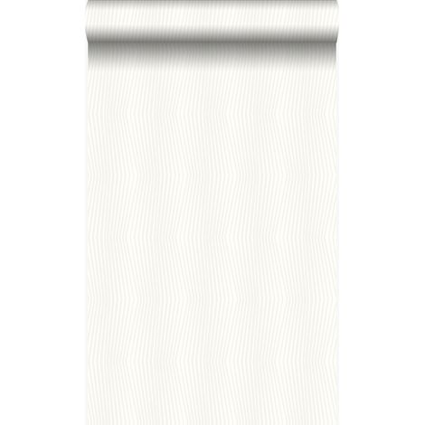 papier peint dessin graphique blanc brillant - Origin Wallcoverings (1/5)