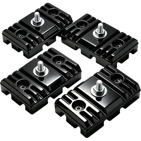 Patins d'insonorisation pour climatiseur (lot de 4), pieds de support anti-vibrations pour climatiseur, adaptés aux maisons (1/5)