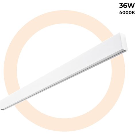 Lampada lineare LED a sospensione/superficie 36W - Slim - 120cm -
