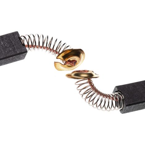 vhbw 2x escobilla 7 x 11 x 18 mm compatible con Makita JR3020, 8406C, PC5000C herramientas + resorte