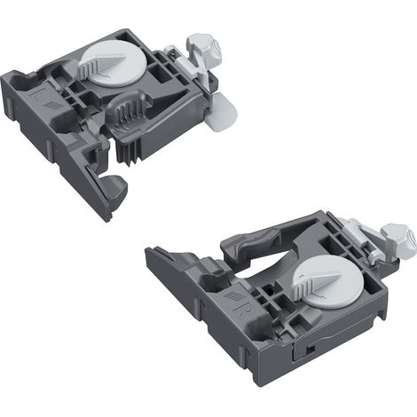 Hettich Quadro 2D Schnaepper Garnitur (1/2)