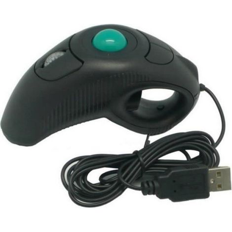 Souris ordinateur - Wired Mouse - Boule de suivi optique USB sans fil - Noir Label