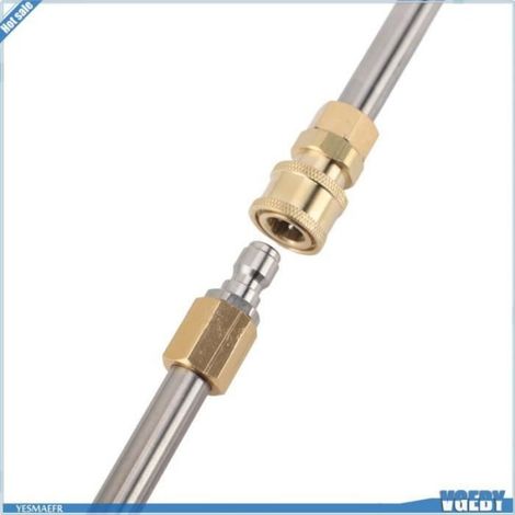 Rallonge pour Nettoyeur Haute Pression - VGEBY - 90 Pouces - Connexion Rapide 1/4 Pouce (1/4)