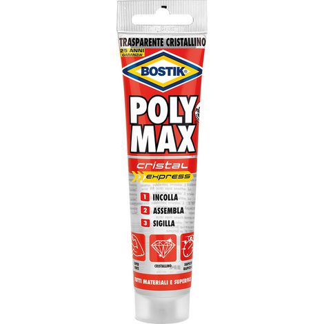 Bostik Polymax Cristal Express Tubetto 115 G - 12 Pz (1/2)