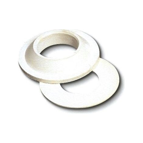 Coppia guarnizioni bianche (2 pz) sottopiletta 1" 105000GB1 - -  GIUSEPPE TIRINNANZI - -