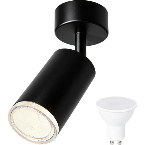 Plafonnier 1 Spot Orientable, Spots de Plafond IP44 Étanche (1/5)