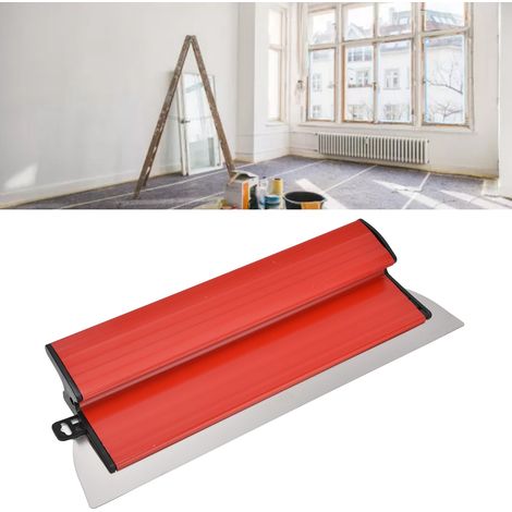 Lisseur Murale Professionnel, Modèle A, Lame En Aluminium Et Acier Inoxydable 40cm, Kit Finition Murale Pour Plâtre (1/5)