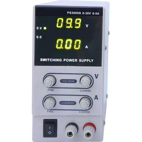 Alimentation CC PS3005N, alimentation numérique réglable pour téléphone, à découpage variable, 30 V, 5 A, prise 220 V (1/5)