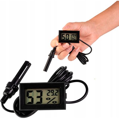 Digitales Thermometer mit Sonde am Kabel