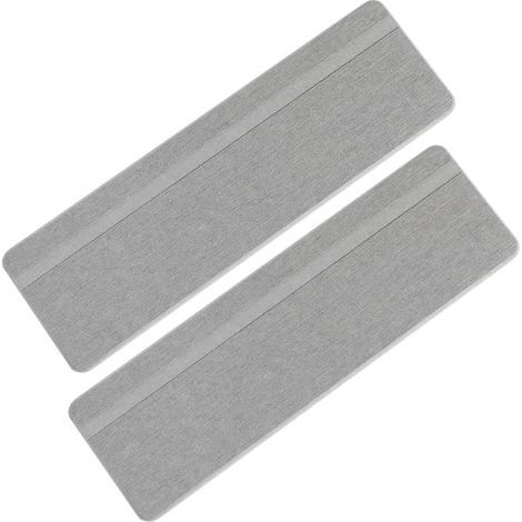 Alfombrilla Absorbente de Diatomeas Gris para Lavabo 2 Piezas, Estera Multiusos Rápida Absorción Agua (1/4)