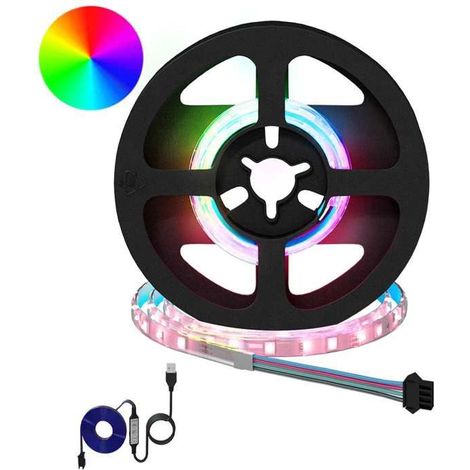 Bande LED - 3429112 - Noir et transparent - 250 mm - Cuivre et plastique (1/5)