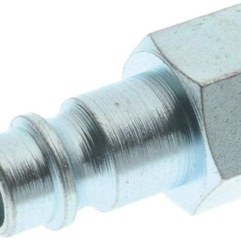 Raccord droit RS PRO, Filetage, Tube vers Femelle 3/8 in Female 3/8pouces en Laiton nickelé ( Prix pour Paquet de 10 )