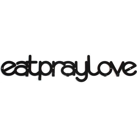 Appendiabiti da ingresso Decorizzly® Eatpraylove (1/5)