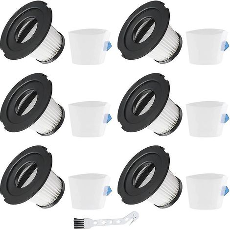 7 Stück HEPA-Filter-Ersatzfilter für Moosoo K17 Staubsauger (1/4)