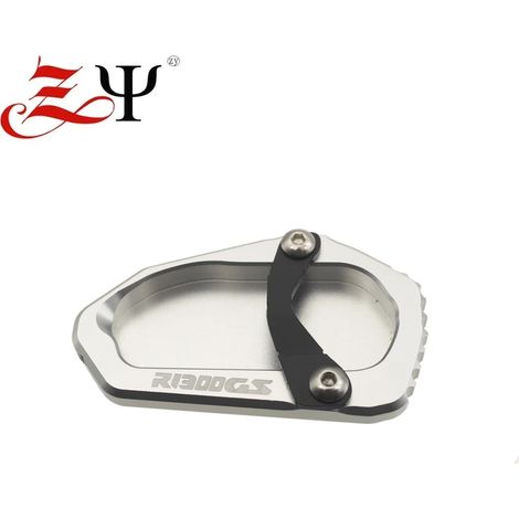(B Silver R1300GS) Compatible avec BMW R1300GS : béquille latérale, extension de béquille, plaque de support, R1300 R 1300 GS ADV Adventure GS1300 2023-2024. Puissance maximale. (1/4)