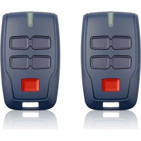 2 x Remote Control for Gate BFT MITTO B RCB4,433.92Mhz 4 Buttons 4 Channels Blue Rolling Code for Rolling BFT MITTO B RCB04 R1 CLEAR ICE RCB02 VINEYARD (1/4)