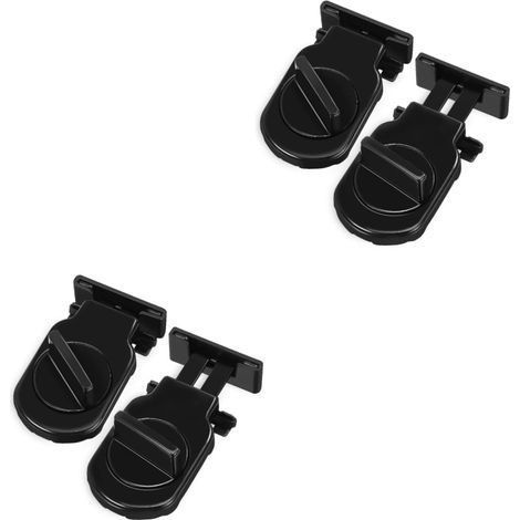 2 Ensembles Verrou De Fenêtre Coulissante De Lot De Verrous Ajustables Pour Protection Des Fenêtres Portes Coulissantes 2 Pièces x 2