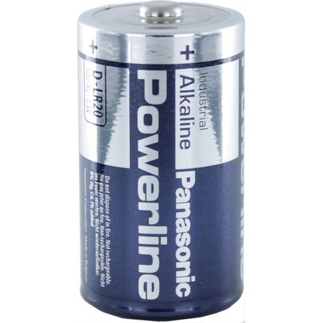 Pila alcalina 1,5V Panasonic "Powerline" - torcia, D, LR20, MN1300