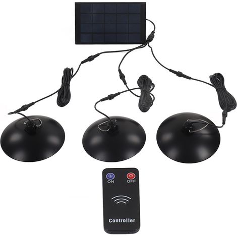 Hochleistungsfähige, wasserdichte LED-Solarleuchte (IP65) mit Infrarot-Fernbedienung für den Außenbereich (1/5)