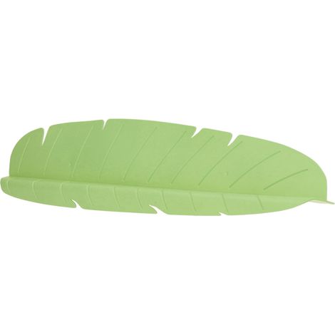 Écran anti-éclaboussures en feuille de bananier vert pour évier et plan de travail, barrière d’eau à ventouse, séparateur de lavage de vaisselle (1/5)