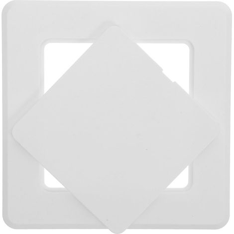 Panneau d'accès 20x20 cm en plastique ABS blanc pour cloisons sèches, protection murale adhésive, adapté aux systèmes électriques, usage résidentiel (1/5)