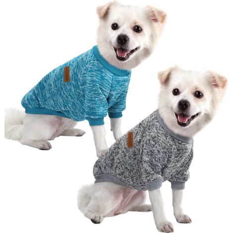 1 Pull Chien XL Polaire Coton Stretch, Doux Et Élastique, Pour Petit Chien
