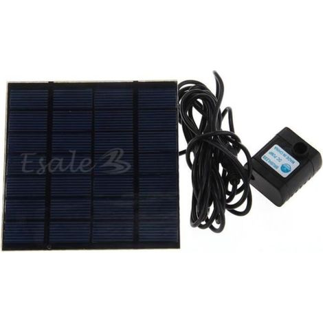 Pompe à Eau Energie Solaire Soleil pour Fontaine Jardin Décoration