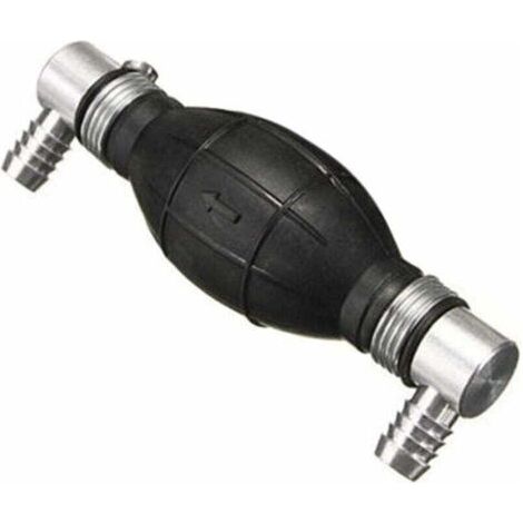 Choyclit – Poire d'amorçage carburant 10mm – Alliage léger et caoutchouc – Connecteur 90° pour espaces restreints – Compatible essence, gasoil, eau (1/5)
