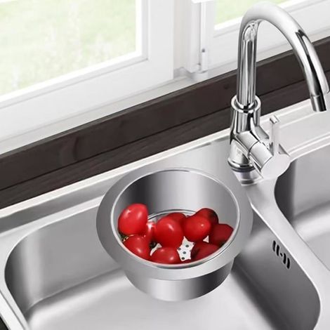 Panier-Filtre - Acier Inoxydable - Forme De Cygne - Pour Évier - 1 Pièce (1/5)