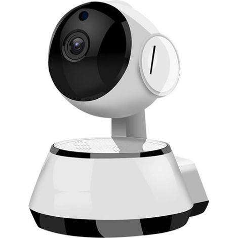 JSSEVN - Kabellose Überwachungskamera für Zuhause, intelligentes Babyphone, Audioüberwachung, WLAN, Alarm, Mikrofon, Bewegungserkennung, HD 720P-Überwachungskamera (1/5)