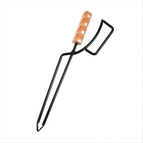 Holzkohlezange, Grillzange, Holzkohlepicker (1/5)