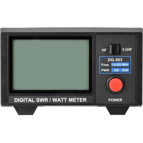 HF-SWR-Meter und DG 503 Digital-LCD-3,5-SWR-Wattmeter 1,6 60 MHz 125 525 MHz für Zweiwegfunkgeräte