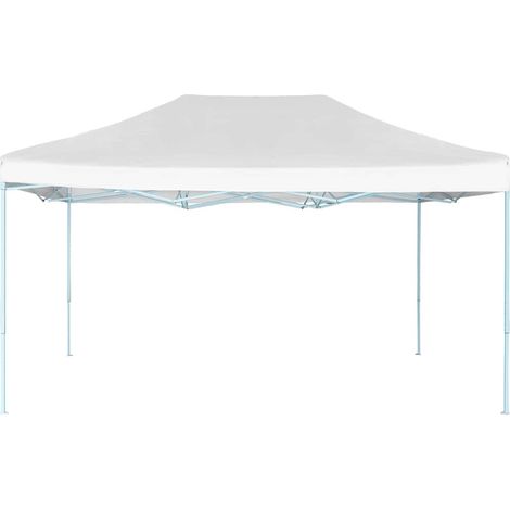 Tente de réception pliable 3x4,5 m Blanc (1/5)