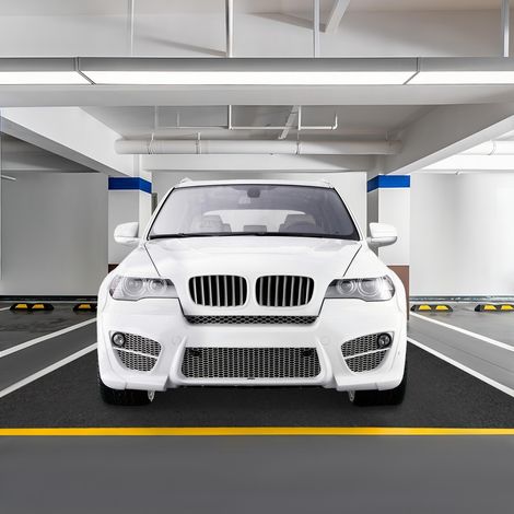 Tapis de Sol Imperméable 180 x 150 cm Tapis Antidérapant Voiture Réutilisable et Lavable avec Ruban Adhésif Double Face Absorbant Gris (1/3)