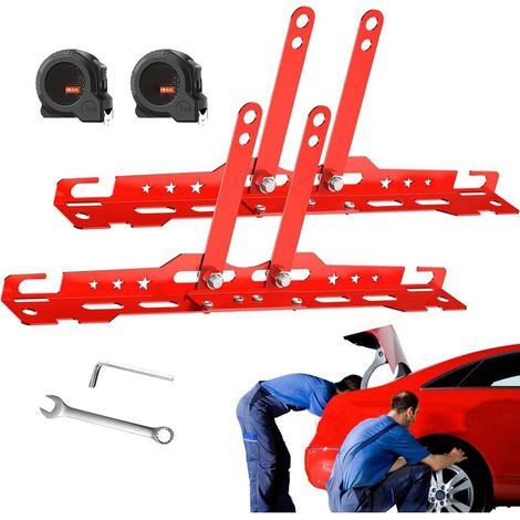 Kit d'Alignement de Roues,Plaques de Parallélisme Renforcées Pour Réparation Pneus Camion Moto Véhicule Utilitaire Bateau Atelier (1/5)