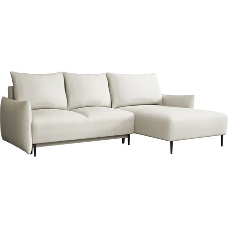Sofá rinconero Columbus 224, Velo 621, Función de descanso, Almacenaje, 240x160x88cm, 0