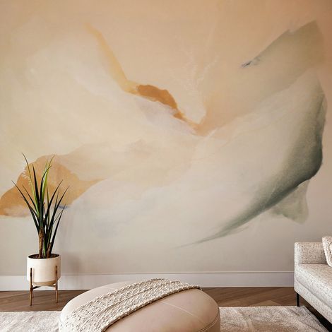 Papier peint panoramique Crépusculaire, Beige 150 x 250cm (1/5)