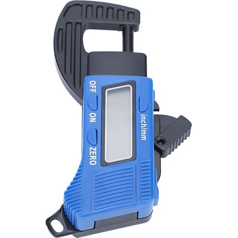 Jauge d'épaisseur numérique avec écran LCD 0-1 pouce et conversion millimètre/pouce  convient pour mesurer l'épaisseur de matériaux tels que le papier, le cuir et le bois. (1/5)