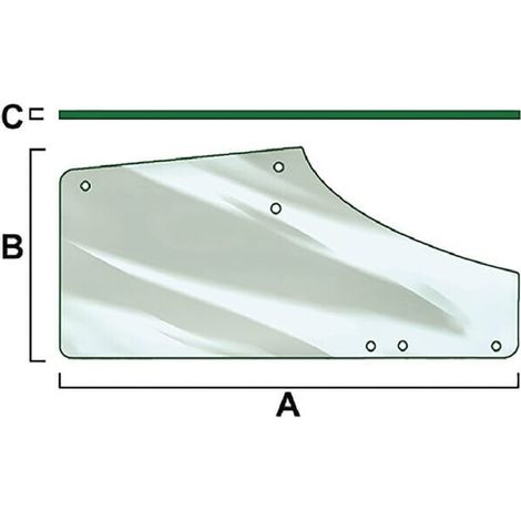 Vitre de porte droite VAPORMATIC VPM7369