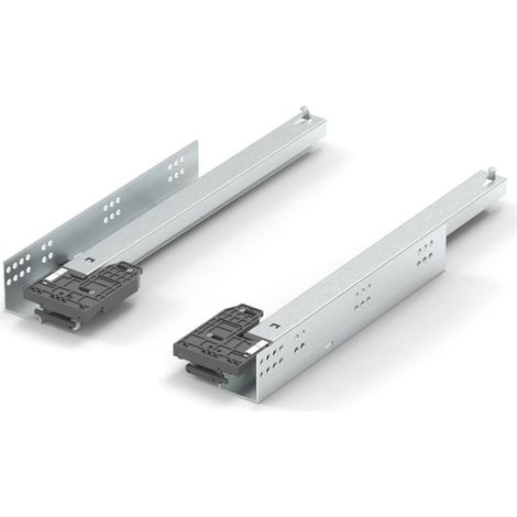 Q50 - 550 mm Unterflur-Schubladenführung, Vollauszug, Soft-Close, Tragkraft 35 kg