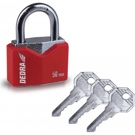 Vorhängeschloss Dedra 11u110 Stahl 30 mm rostbeständig